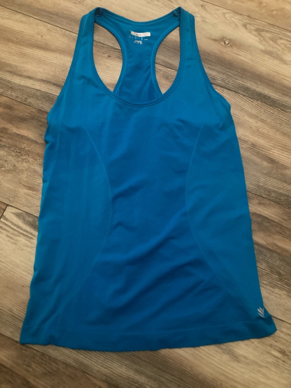Forever 21 Blue Racerback Tanktop Women’s Size L